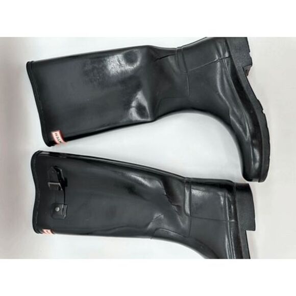 Hunter Tall Rain Boots To The Knee Used Condition  Woman Size 6 - Picture 8 of 16